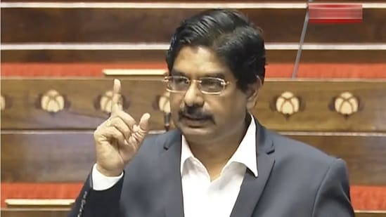 DMK MP P. Wilson speaks in the House (File Photo) (PTI)