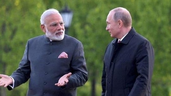 Prime Minister Narendra Modi and Russian president Vladimir Putin. ( AP File Photo)