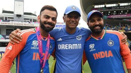 Rahul Dravid was convinced to stay as India's head coach by Rohit Sharma when he wanted to quit in November