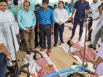 Representative image: 38 children are undergoing treatment and 5 children died due to a case of suspected food poisoning at Indore's Shri Yugpurush Dham Baudhik Vikas Kendra (PTI Photo) Representative image: 38 children are undergoing treatment and 5 children died due to a case of suspected food poisoning at Indore's Shri Yugpurush Dham Baudhik Vikas Kendra (PTI Photo)