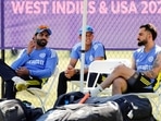 Virat Kohli, Yashasvi Jaiswal and Ravindra Jadeja during a practice session. Virat Kohli, Yashasvi Jaiswal and Ravindra Jadeja during a practice session.