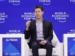 Sam Altman, chief executive officer of OpenAI, during a panel session on day three of the World Economic Forum (WEF) in Davos.
