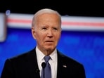 U.S. President Joe Biden attends the first presidential debate hosted by CNN in Atlanta, Georgia, U.S., June 27, 2024. REUTERS/Marco Bello/File Photo