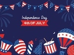Happy US Independence Day 2024: Check out these Fourth of July wishes, images, quotes, SMS, greetings, WhatsApp and Facebook status. (Freepik)