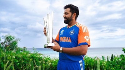 Rohit Sharma's World Cup-winning Indian team will now land in New Delhi on Thursday morning (BCCI- X) Rohit Sharma's World Cup-winning Indian team will now land in New Delhi on Thursday morning (BCCI- X)