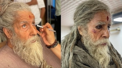 Amitabh Bachchan's makeup artist shared his photos. Amitabh Bachchan's makeup artist shared his photos.