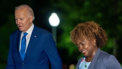Karine Jean-Pierre addresses rumours Joe Biden has dementia (AP Photo/Alex Brandon) (AP)
