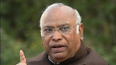 Congress president Mallikarjun Kharge (File Photo) (HT_PRINT) Congress president Mallikarjun Kharge (File Photo) (HT_PRINT)