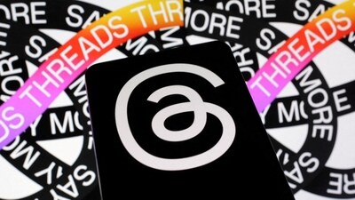 Meta's Threads app logo. (Reuters)
