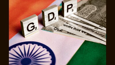 Maski,India 13,April 2019 : GDP or gross domestic product. (Shutterstock)
