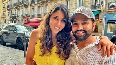 Rohit Sharma and wife Ritika Sajdeh (Ritika Sajdeh/Instagram) Rohit Sharma and wife Ritika Sajdeh (Ritika Sajdeh/Instagram)