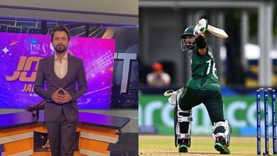 Ahmed Shahzad didn't mince his words while slamming Mohammad Rizwan for his religious comments in a press conference. (X and AFP) Ahmed Shahzad didn't mince his words while slamming Mohammad Rizwan for his religious comments in a press conference. (X and AFP)
