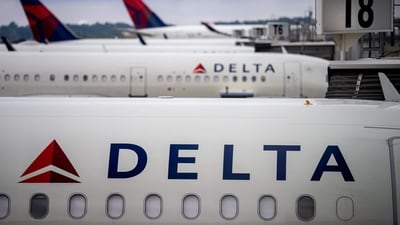 A Delta flight bound for Amsterdam was forced to make an emergency stop in New York City (Getty Images via AFP) A Delta flight bound for Amsterdam was forced to make an emergency stop in New York City (Getty Images via AFP)