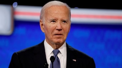 Some Biden advisers believe the White House workers have to navigate a minefield before meetings to prevent him from becoming agitated. (REUTERS)