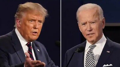 Biden mocks Trump for thinking he had the greatest economy in the world,' former prez's supports ‘fact check’ him (AP Photo)