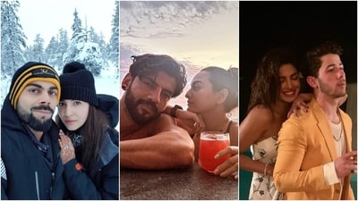 As much as the internet adores celebrity weddings, they definitely have a soft spot in their hearts for stars' honeymoons. As newly-married Sonakshi Sinha and Zaheer Iqbal's honeymoon photos go viral, we decided to look back at snippets from our favourite stars' holidays. From Priyanka Chopra and Nick Jonas to Anushka Sharma and Virat Kohli, these couples gave us extreme getaway envy. (Instagram) As much as the internet adores celebrity weddings, they definitely have a soft spot in their hearts for stars' honeymoons. As newly-married Sonakshi Sinha and Zaheer Iqbal's honeymoon photos go viral, we decided to look back at snippets from our favourite stars' holidays. From Priyanka Chopra and Nick Jonas to Anushka Sharma and Virat Kohli, these couples gave us extreme getaway envy. (Instagram)
