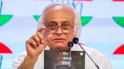 Jairam Ramesh slammed Prime Minister Modi over his remark's on Manipur in Rajya Sabha, stating that Modi had still not visited the crisis-hit state and his claims of normalcy were ‘astounding’. (PTI) Jairam Ramesh slammed Prime Minister Modi over his remark's on Manipur in Rajya Sabha, stating that Modi had still not visited the crisis-hit state and his claims of normalcy were ‘astounding’. (PTI)