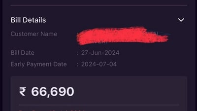 Snapshot of the bill received by the person. (Reddit)