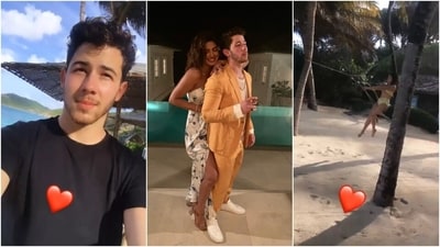 Priyanka Chopra and Nick Jonas had travelled to the Caribbean for their honeymoon. The couple planned the trip a little over a month after their grand wedding. The couple had two grand wedding ceremonies, a Christian and an Indian wedding, to respect each other's cultures. The celebrations took place at the Umaid Bhawan Palace in Jodhpur. (Instagram) Priyanka Chopra and Nick Jonas had travelled to the Caribbean for their honeymoon. The couple planned the trip a little over a month after their grand wedding. The couple had two grand wedding ceremonies, a Christian and an Indian wedding, to respect each other's cultures. The celebrations took place at the Umaid Bhawan Palace in Jodhpur. (Instagram)