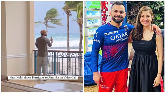 Virat Kohli is stuck in Barbados due to a hurricane.