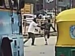 On camera, middle-aged man's bag snatched in Bengaluru's Silk board junction