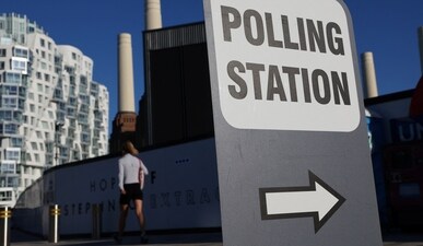 Britain's Conservative Party all-but conceded election defeat to Keir Starmer's Labour on Wednesday, a day before polling stations even opened, and warned that the opposition party was on course for a record-breaking victory. (Reuters )