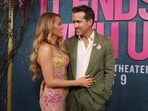 TOPSHOT - Canadian-US actor Ryan Reynolds and his wife US actress Blake Lively attend the New York premiere of "It Ends With Us" at at AMC Lincoln Square in New York, August 6, 2024. 
