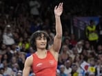 Vinesh Phogat during Paris 2024. Vinesh Phogat during Paris 2024.