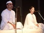Dastango Himanshu Bajpai and Pragya Sharma