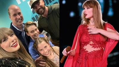 Taylor Swift added a touch of royalty to her Eras Tour show at London's Wembley Stadium, where she was joined backstage by Prince William and his children, Prince George and Princess Charlotte. Taylor Swift added a touch of royalty to her Eras Tour show at London's Wembley Stadium, where she was joined backstage by Prince William and his children, Prince George and Princess Charlotte.