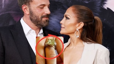 Ben Affleck had 'Not going anywhere' engraved on Jennifer Lopez’s $6 million engagement ring, but their marriage lasted just two years. Ben Affleck had 'Not going anywhere' engraved on Jennifer Lopez’s $6 million engagement ring, but their marriage lasted just two years.