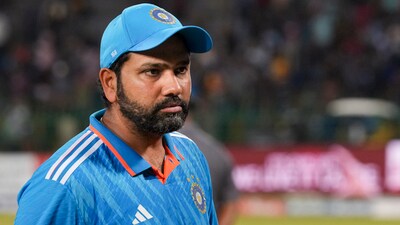 Rohit Sharma not in the best of moods after India's ODI series defeat to Sri Lanka earlier this month. (PTI) Rohit Sharma not in the best of moods after India's ODI series defeat to Sri Lanka earlier this month. (PTI)