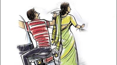 Two motorcycle-borne men robbed a woman twice in five minutes in Khanna. (HT File)