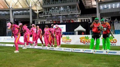 Fantasy XI Prediction, teams, captain, toss and venue analysis: WCPL 2024, TRINBAGO KNIGHT RIDERS vs BARBADOS ROYALS (Getty) Fantasy XI Prediction, teams, captain, toss and venue analysis: WCPL 2024, TRINBAGO KNIGHT RIDERS vs BARBADOS ROYALS (Getty)