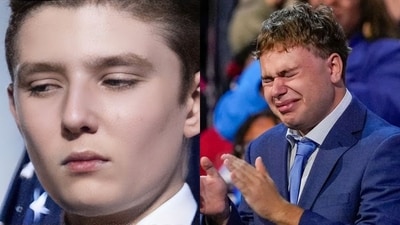 Gus Walz’s emotional moment at the DNC. Internet drags Barron Trump into the drama Gus Walz’s emotional moment at the DNC. Internet drags Barron Trump into the drama