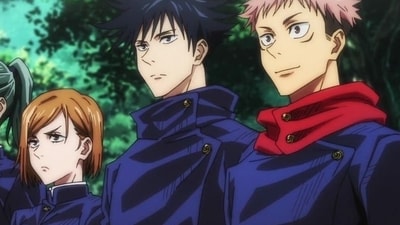 The OG Jujutsu Kaisen trio is back -- Nobara, Megumi and Yuji. The OG Jujutsu Kaisen trio is back -- Nobara, Megumi and Yuji.