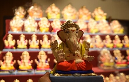 Ganpati Bappa idols are ready to be sold in Pune (Photo: Mahendra Kolhe/HT)