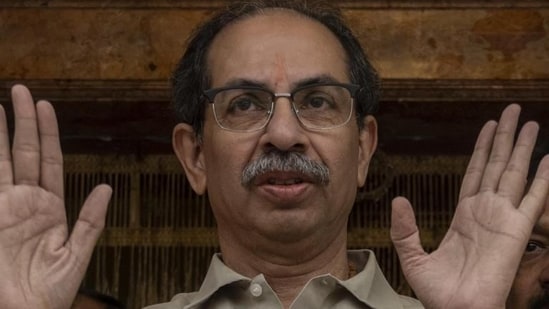Shiv Sena leader Uddhav Thackeray. (Photo by Satish Bate/ Hindustan Times) (Hindustan Times)
