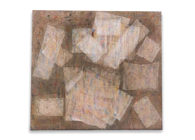 Nai’s paintings of butter paper on natural jute show how pieces can be reused for a fresh perspective. Nai’s paintings of butter paper on natural jute show how pieces can be reused for a fresh perspective.