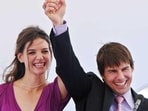 In 2005, Tom Cruise made public appearances as he waved to well-wishers on his arrival with fiancee Katie Holmes in the old port of Marseille, southern France. In 2005, Tom Cruise made public appearances as he waved to well-wishers on his arrival with fiancee Katie Holmes in the old port of Marseille, southern France.