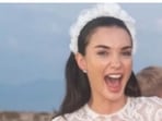 Amy Jackson's lace-adorned, ruffled white dress was ethereal and looked straight out of a Pinterest board. Amy Jackson's lace-adorned, ruffled white dress was ethereal and looked straight out of a Pinterest board.