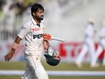 Mohammad Rizwan walks back to the pavilion at the end of first innings on the second day of first Test match between Pakistan and Bangladesh Mohammad Rizwan walks back to the pavilion at the end of first innings on the second day of first Test match between Pakistan and Bangladesh