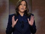 Kamala Harris speaks during the Democratic National Convention Thursday, Aug. 22, 2024, in Chicago. (AP Photo/J. Scott Applewhite) Kamala Harris speaks during the Democratic National Convention Thursday, Aug. 22, 2024, in Chicago. (AP Photo/J. Scott Applewhite)