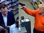 Elon Musk's AI captures shocking robbery footage of him and Donald Trump. Elon Musk's AI captures shocking robbery footage of him and Donald Trump.