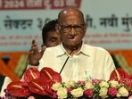 National Congress Party (SP) chief Sharad Pawar. (Photo by Bachchan Kumar/ HT PHOTO)