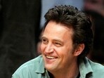 FILE PHOTO: U.S. actor Matthew Perry watches the Los Angeles Lakers NBA game against the Seattle Supersonics in Los Angeles November 3, 2006. REUTERS/Lucy Nicholson/File Photo