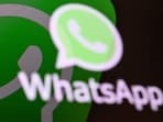 This illustration photograph shows the US instant messaging software Whatsapp's logo