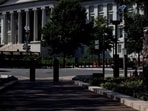 The US Treasury Department in Washington, DC, US. The US Treasury Department in Washington, DC, US.