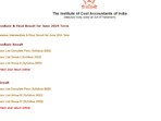 ICMAI CMA Result June 2024 out for Inter & Final courses, direct link to check