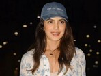 Priyanka Chopra was spotted at the Mumbai airport. Priyanka Chopra was spotted at the Mumbai airport.